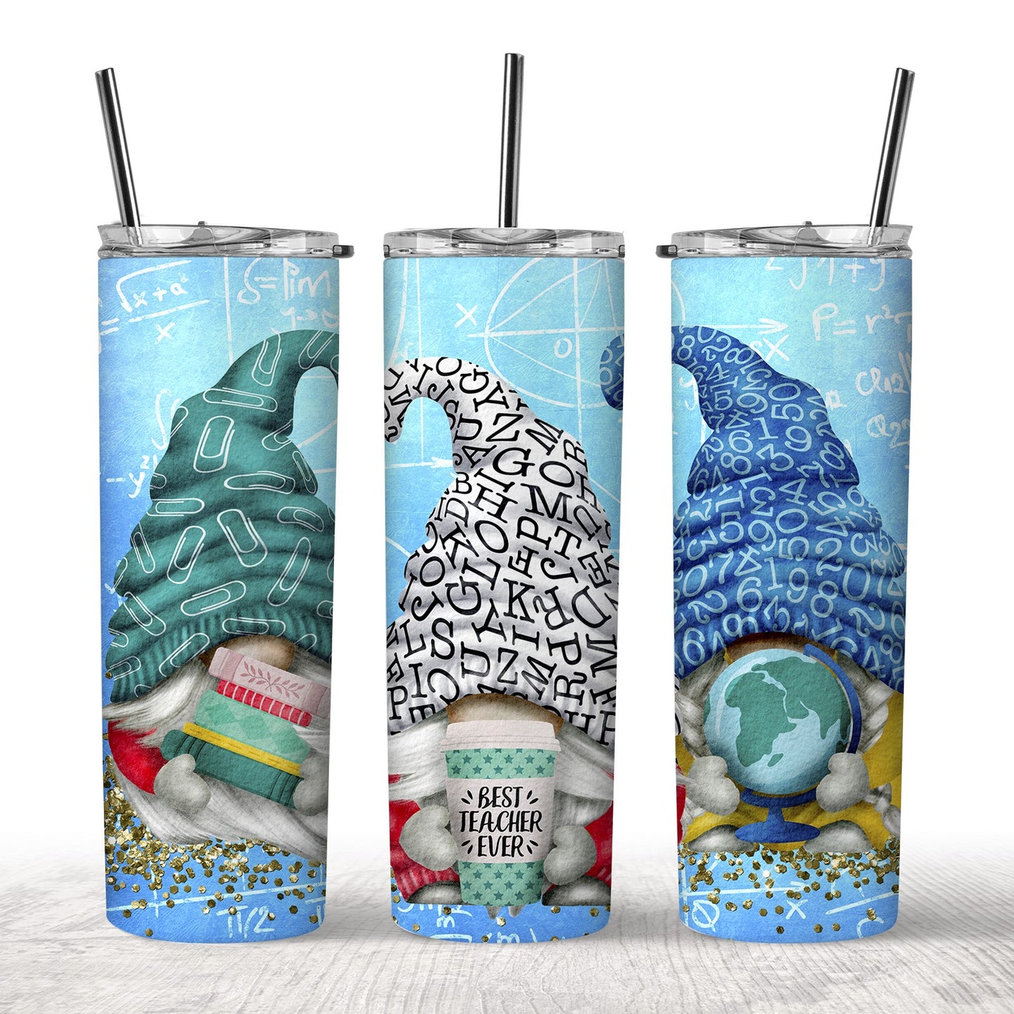 Best Teacher Gnome Tumbler