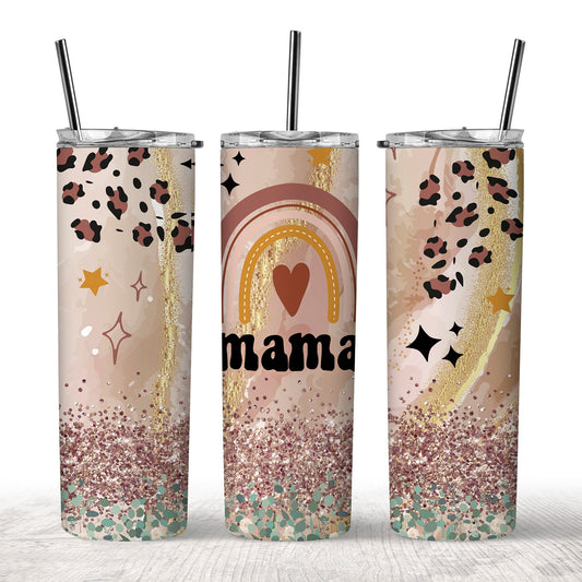 Boho Mama Rainbow Tumbler