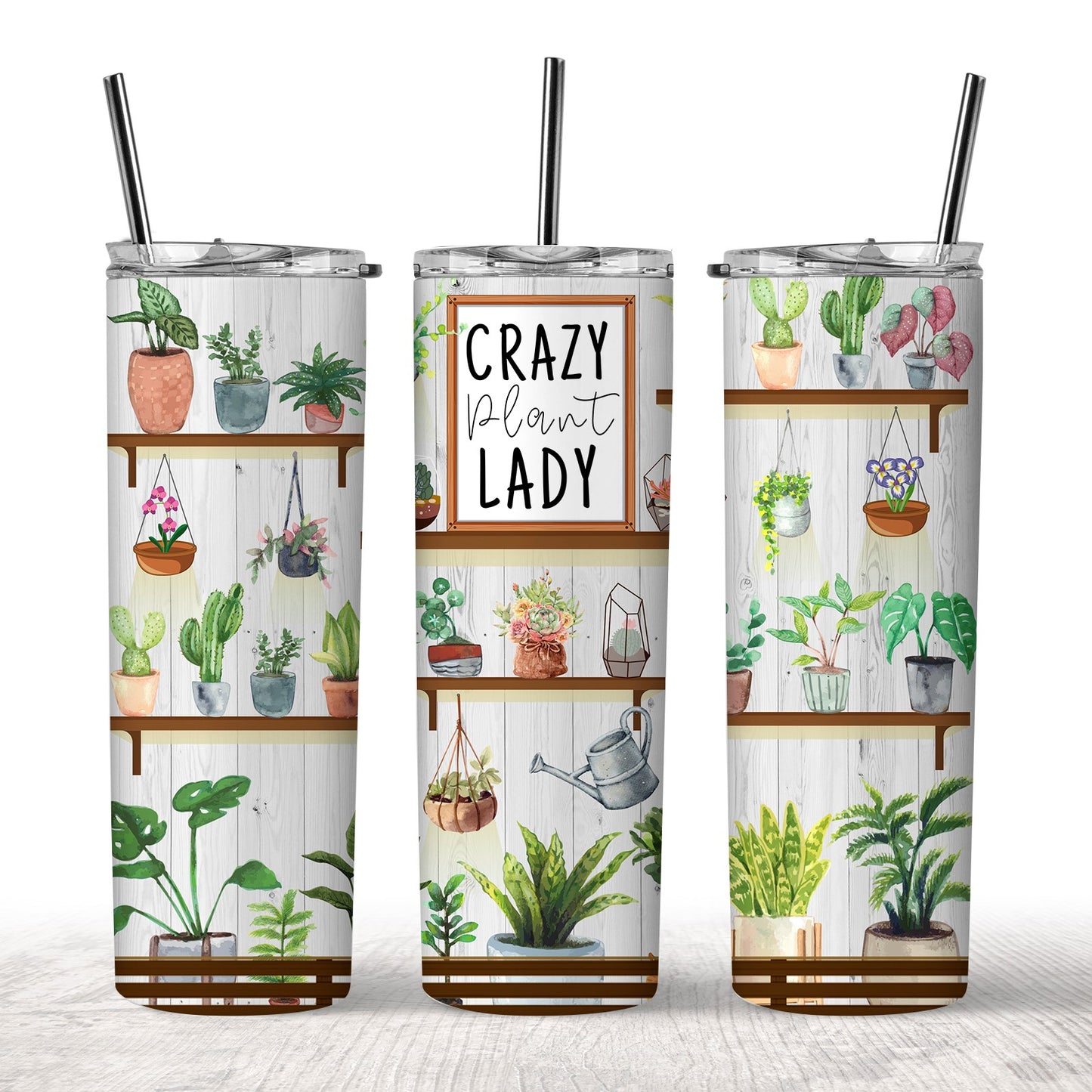 Crazy Plant Lady Tumbler