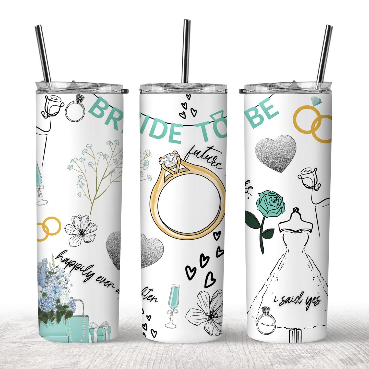 Custom Bride To Be Tumbler