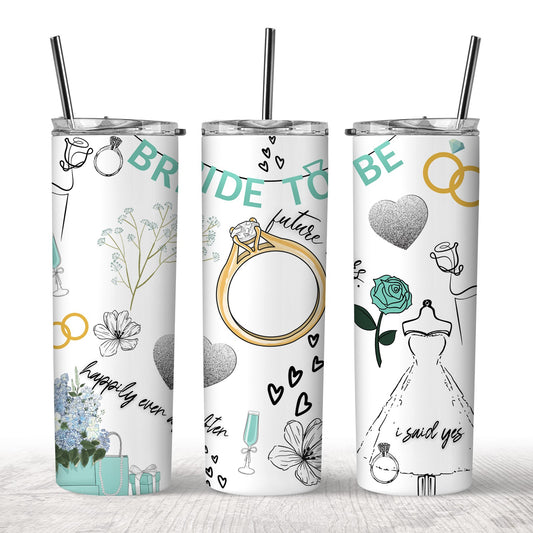 Custom Bride To Be Tumbler
