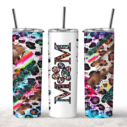 Dog Mom Tie-Dye Tumbler