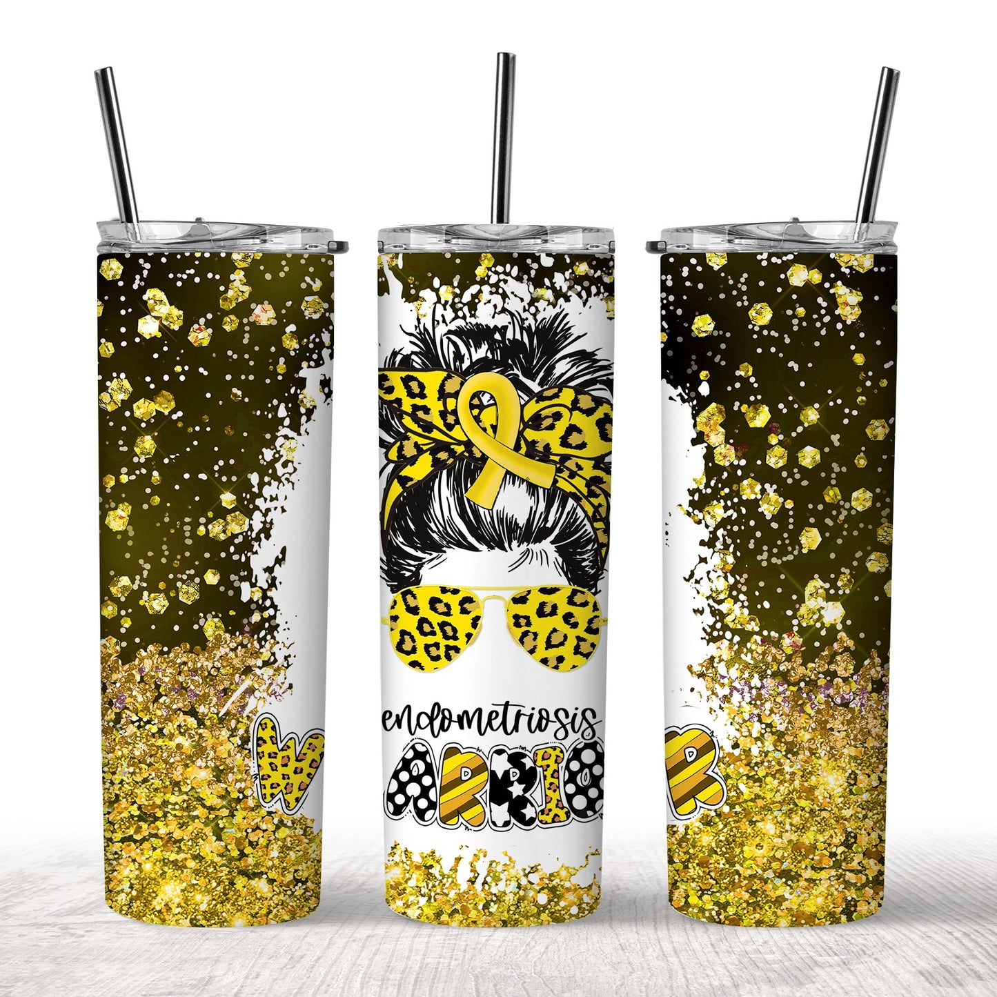 Endometriosis Warrior Tumbler