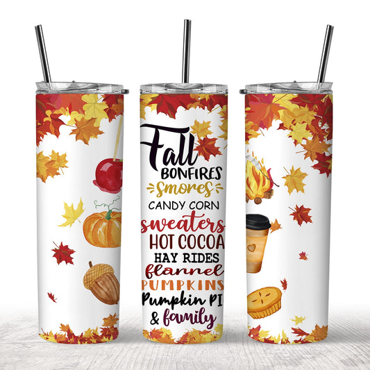 Fall Leaves Tumbler