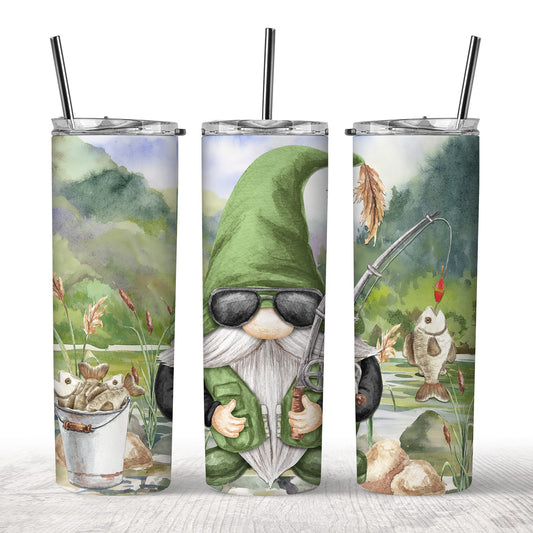 Fishing Gnome Tumbler