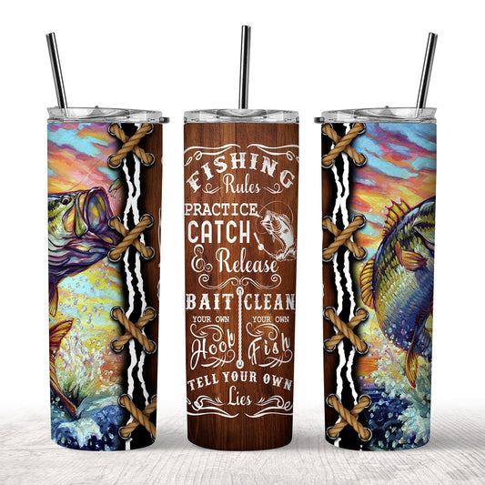 Fishing Rules Tumbler