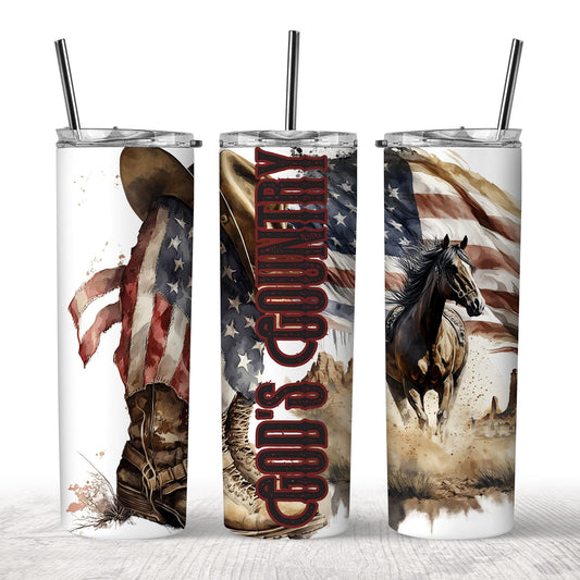 Gods Country Tumbler