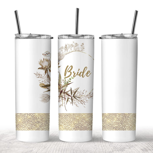 Gold Bride Tumbler
