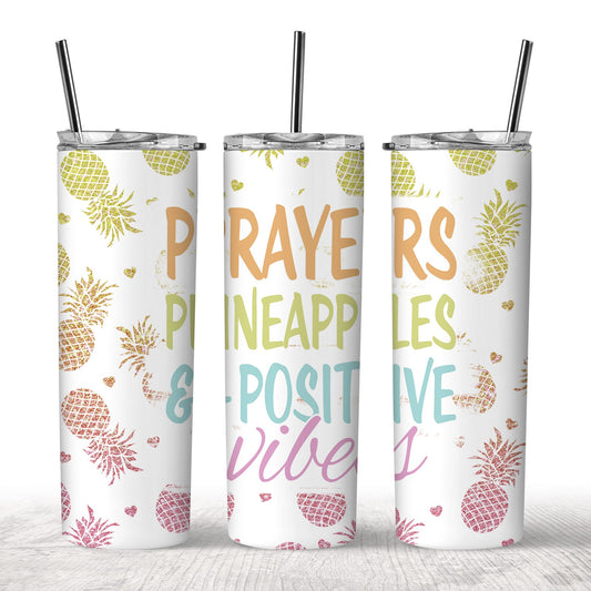IVF Prayers and Positive Vibes Tumbler