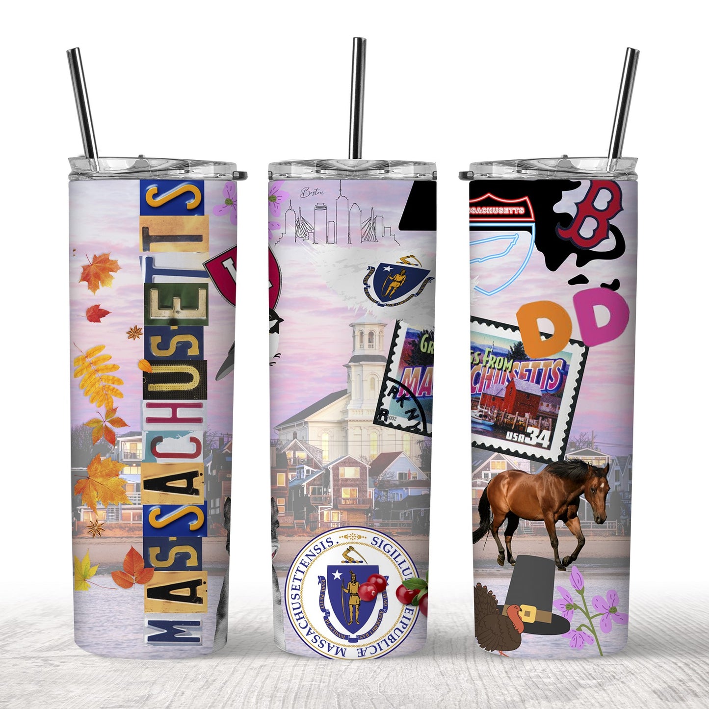 Massachusetts Tumbler