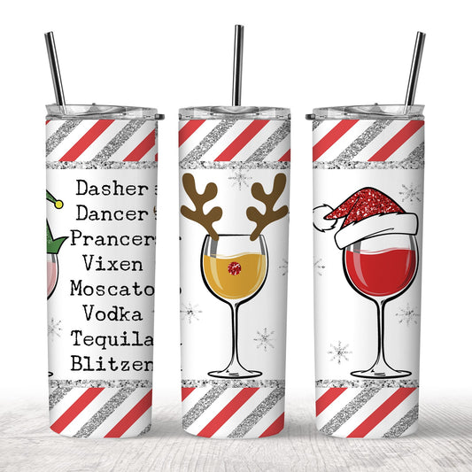 Reindeer Booze Tumbler