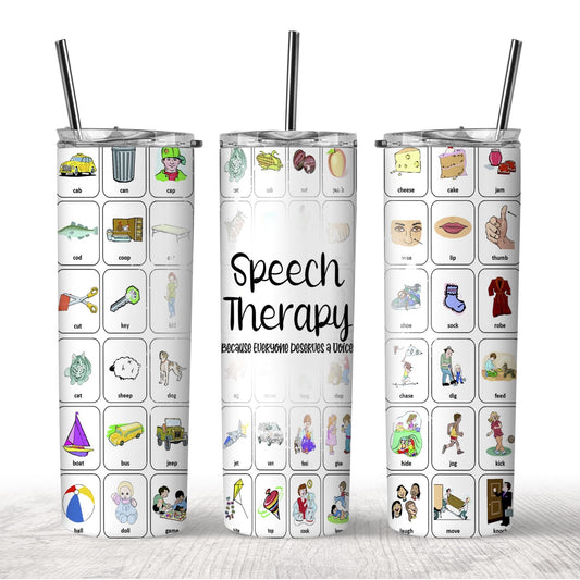 Speech Therapy Tumbler