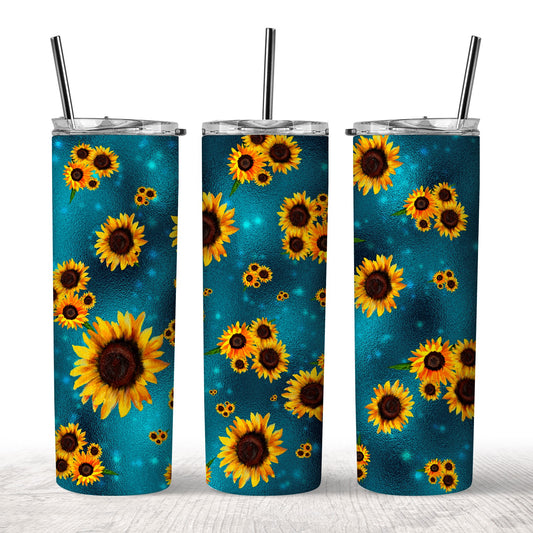 Sunflower Blue Tumbler