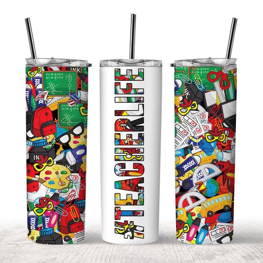 Teacher Life Tumbler
