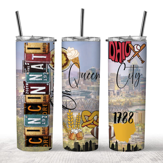 Cincinati Ohio Tumbler