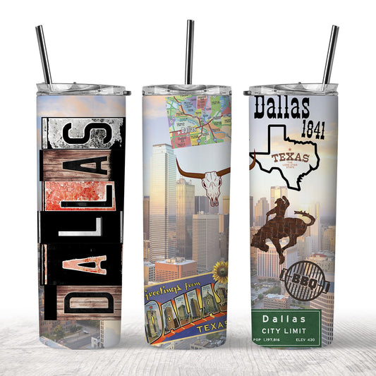 Dallas Texas Tumbler