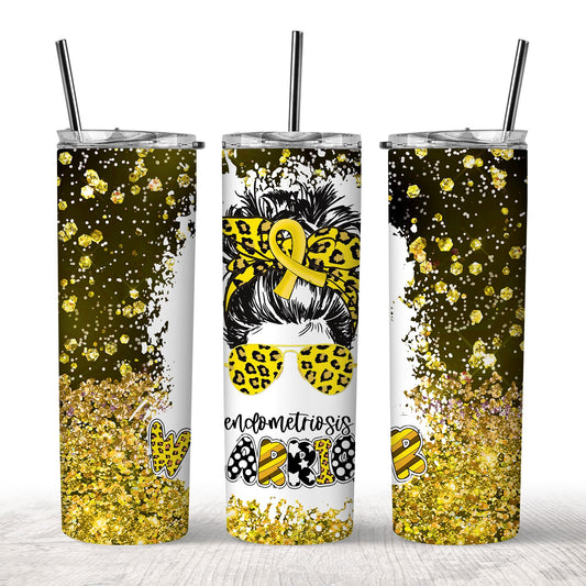 Endometriosis Warrior Tumbler